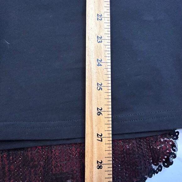 Dolce & Gabbana women's black sequin hippo short sleeve long t-shirt size M - Picture 11 of 12